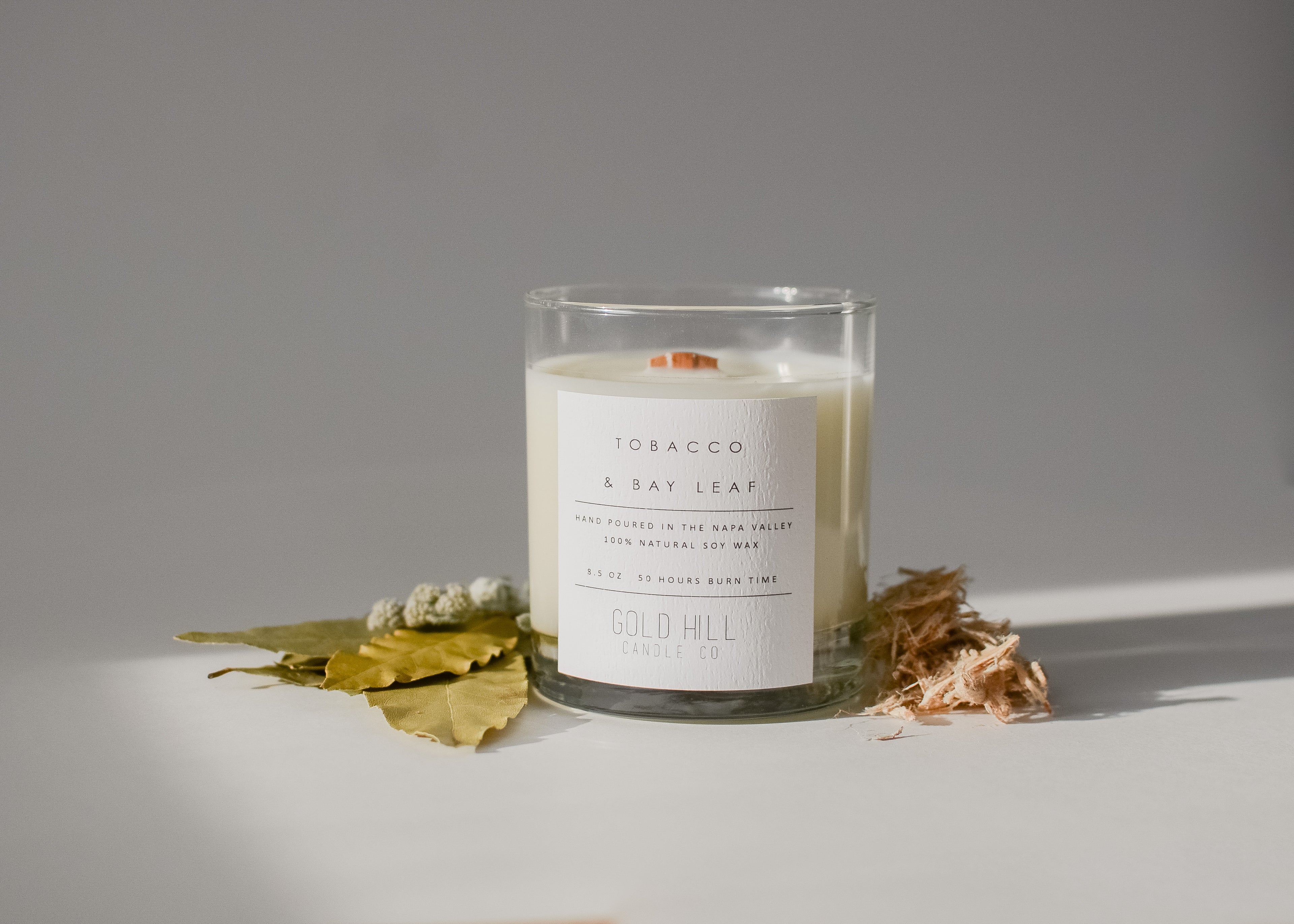 Tobacco & Bay Leaf Soy Candle image 0