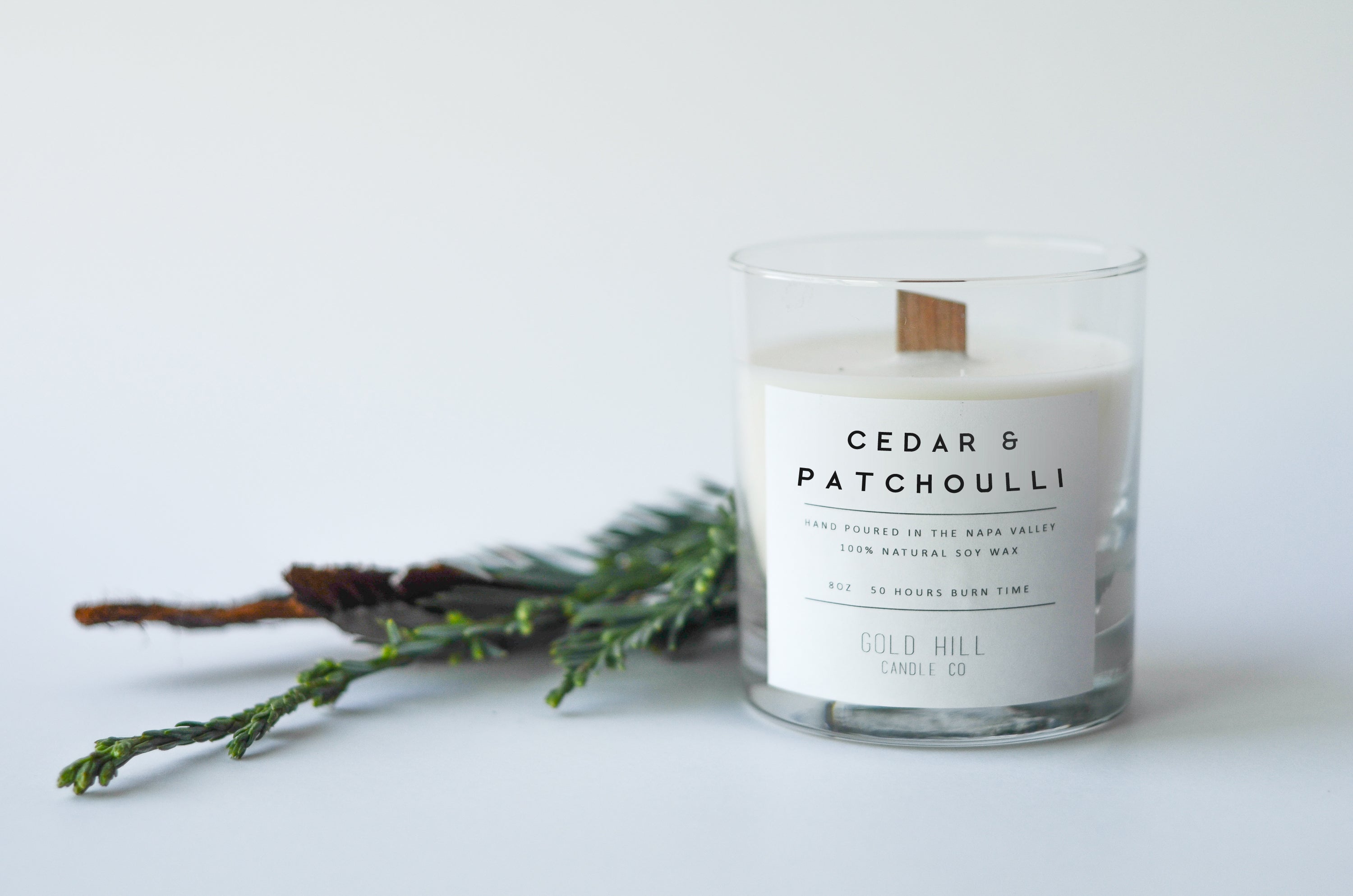 Cedar & Patchouli Soy Candle image 0