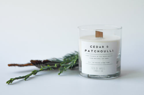 Cedar & Patchouli Soy Candle image 0