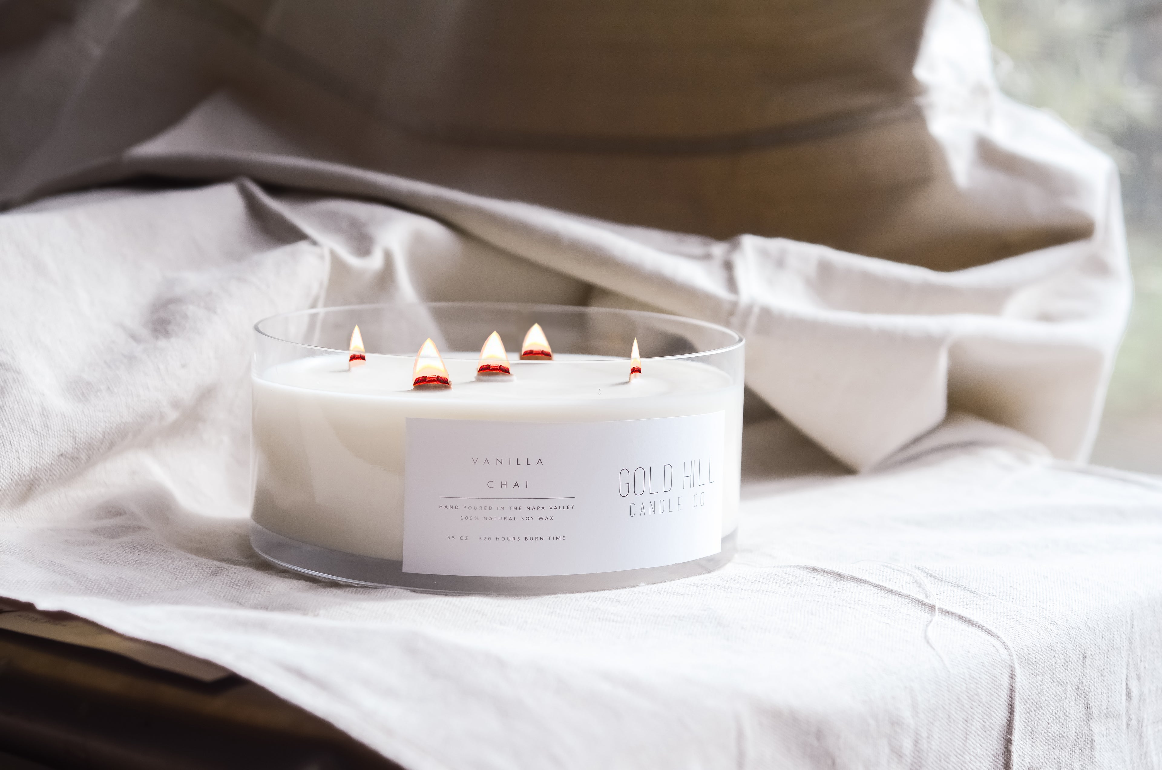 XL 5 Wick Coffee Table Soy Candle