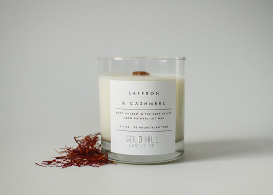 Saffron & Cashmere Soy Candle image 0