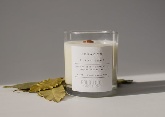 Tobacco & Bay Leaf Soy Candle image 1
