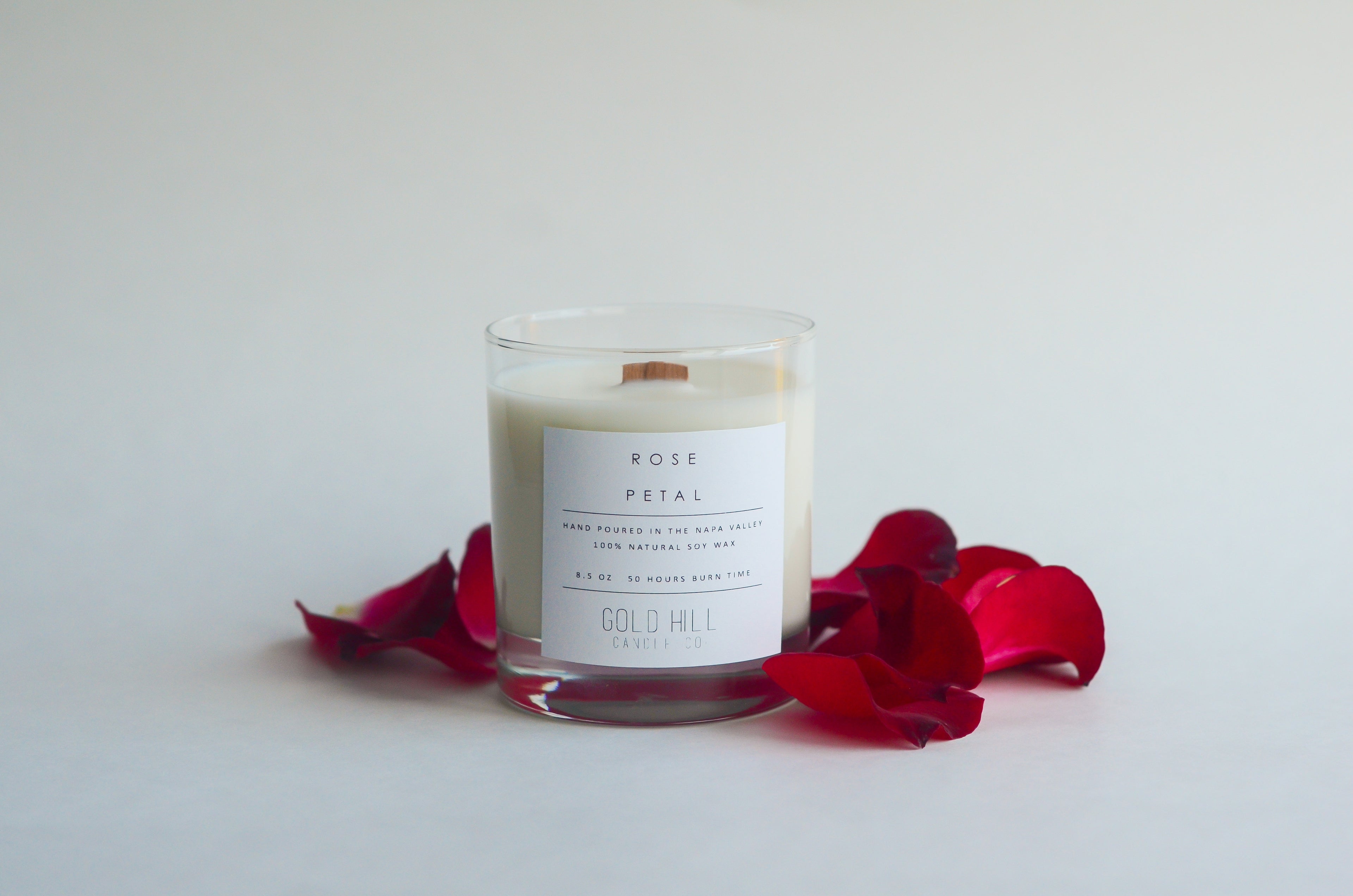 Rose Petal Soy Candle image 0