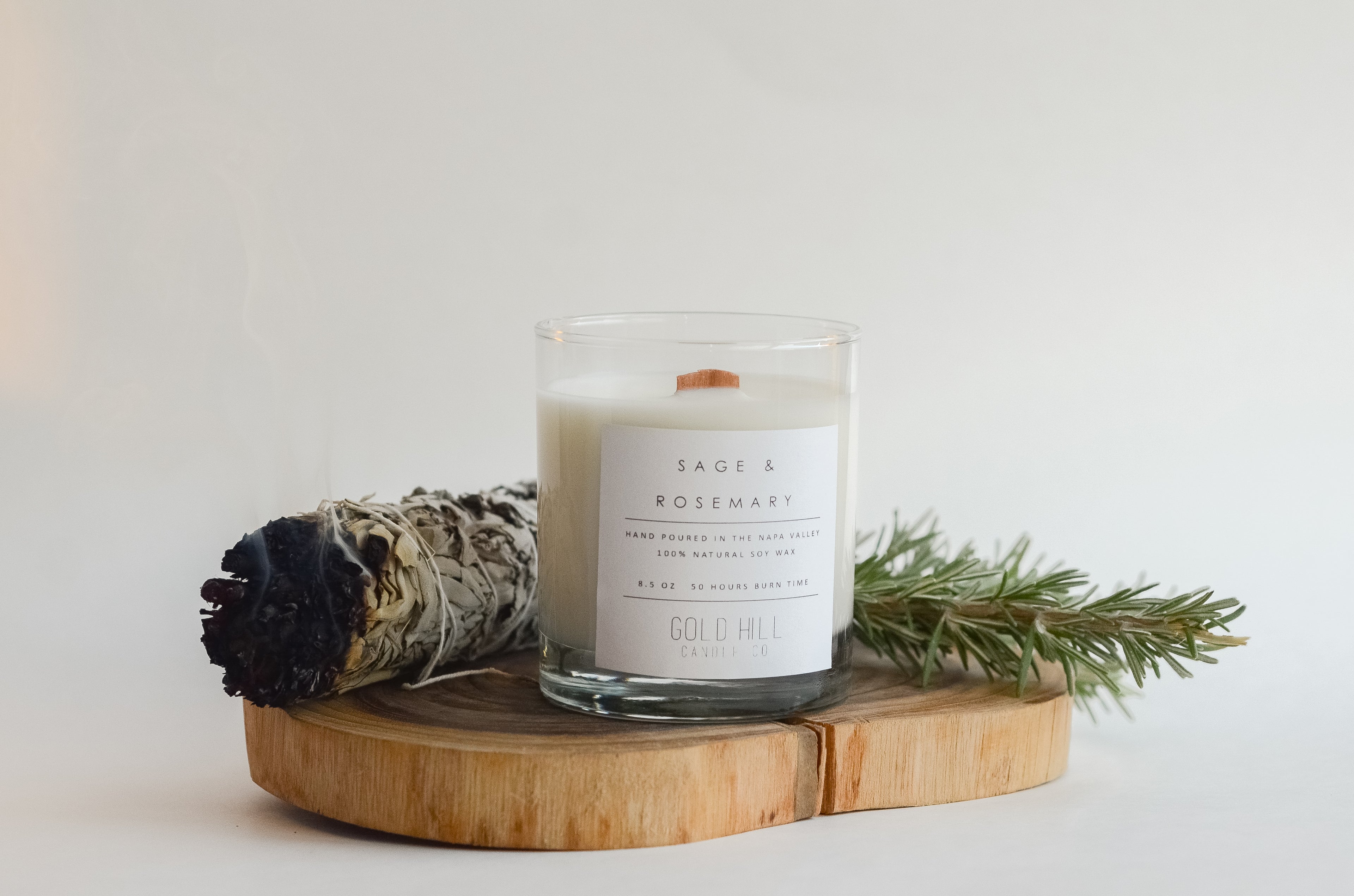 Sage & Rosemary Soy Candle image 0